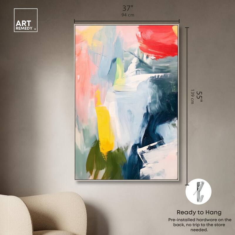 Confetti Storm Canvas by Art Remedy