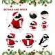 preview thumbnail 2 of 4, DolliBu Santa African Penguin Stuffed Animal Plush with Santa Outfit - 9 inches