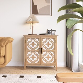 Hand-Carved 2-Doors Cabinet - Bed Bath & Beyond - 40793559