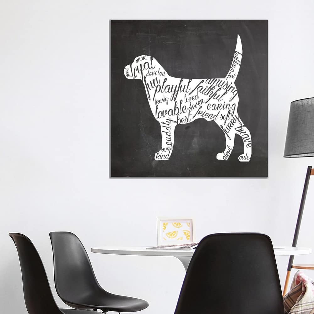 iCanvas "Dog Vocabulary" by Erin Clark Canvas Print