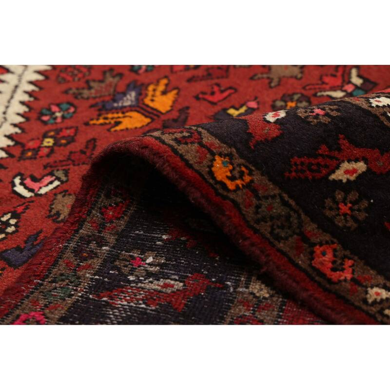 ECARPETGALLERY Hand-knotted Andelz Dark Red Wool Rug - 3'1 x 4'7