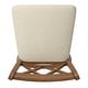 preview thumbnail 29 of 65, Eleanor Double X Back Wood Swivel Bar Stool by iNSPIRE Q Classic