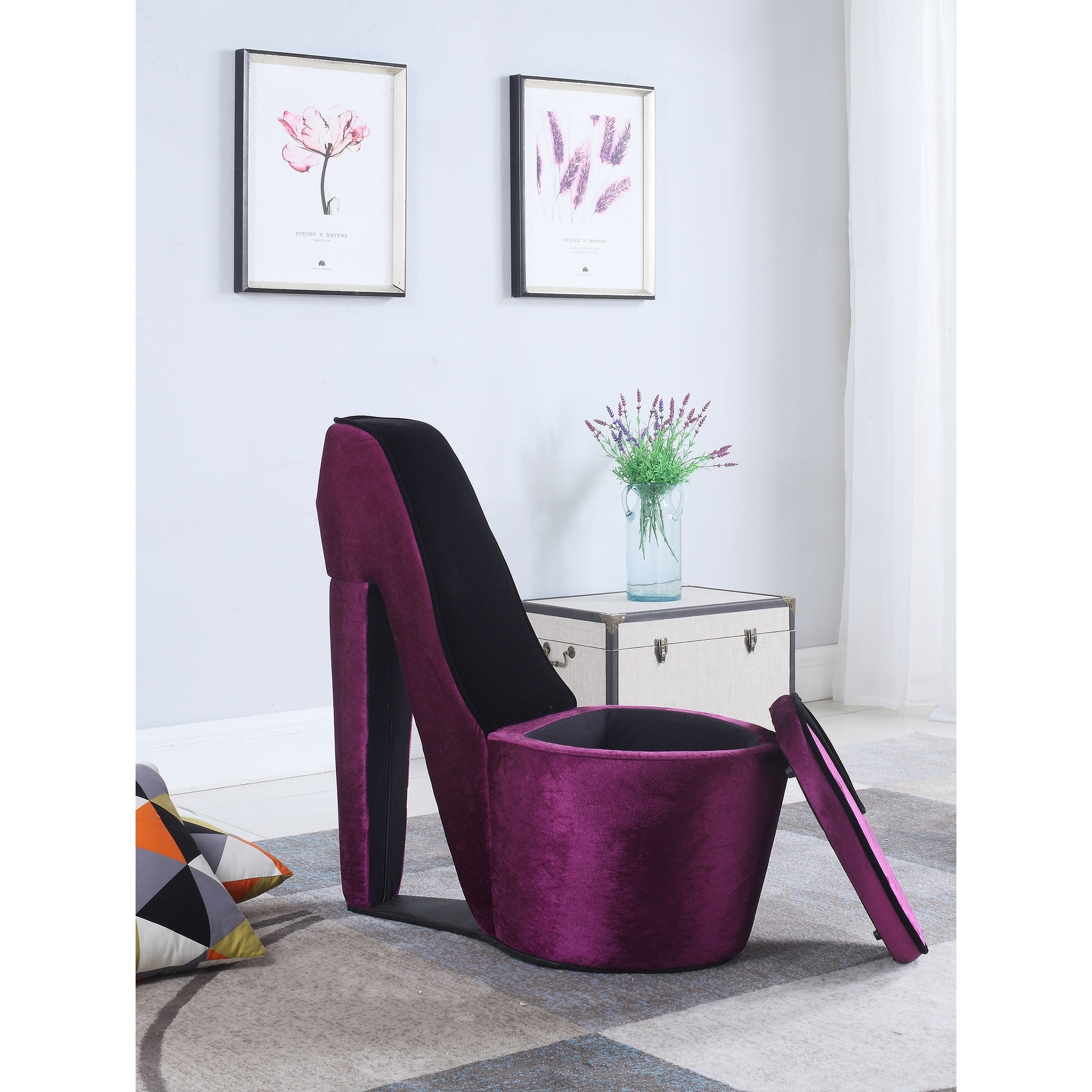 High heel shoe chair outlet