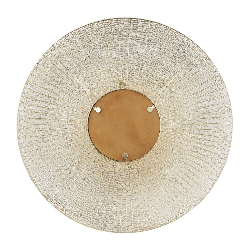 Metal Starburst Wall Mirror - Gold - Roche River Decor