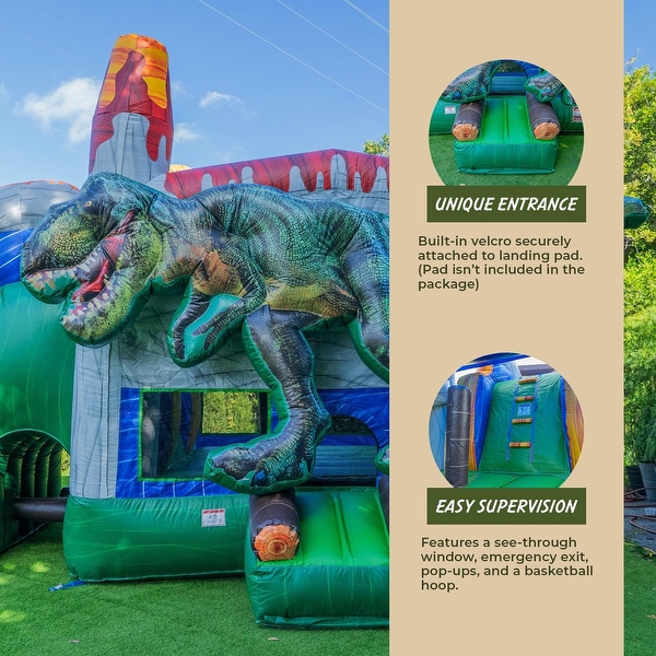 XJUMP T-Rex Dinosaur Commercial Grade Inflatable Water Slide XJUMP T-Rex Dinosaur Commercial Grade Inflatable Water Slide