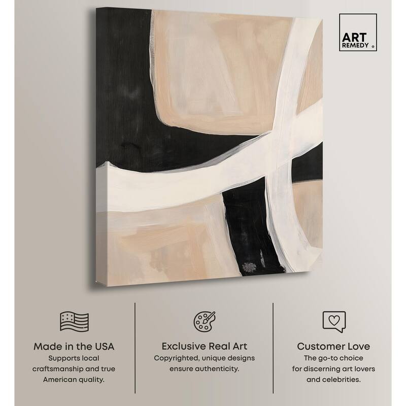 Subline Strokes I Canvas by Art Remedy, Gallery Wrapped