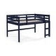 preview thumbnail 12 of 12, Unique Design Twin Loft Bed with Ladder, Guardrail and Spacious Under Bed Space, Blue