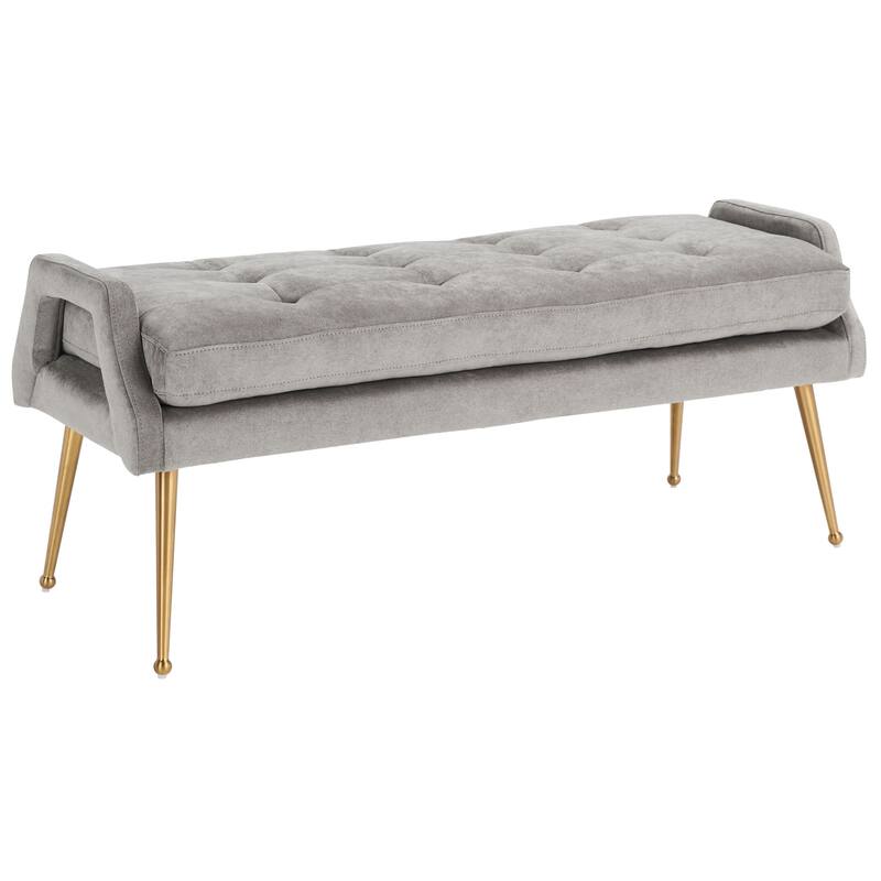 SAFAVIEH Stelija Bench - 48" W x 18" D x 20" H - 48Wx18Dx20H
