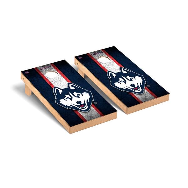 slide 2 of 5, Connecticut UCONN Huskies 2x4 Pro Cornhole Boards - V3 Include Carrying Case