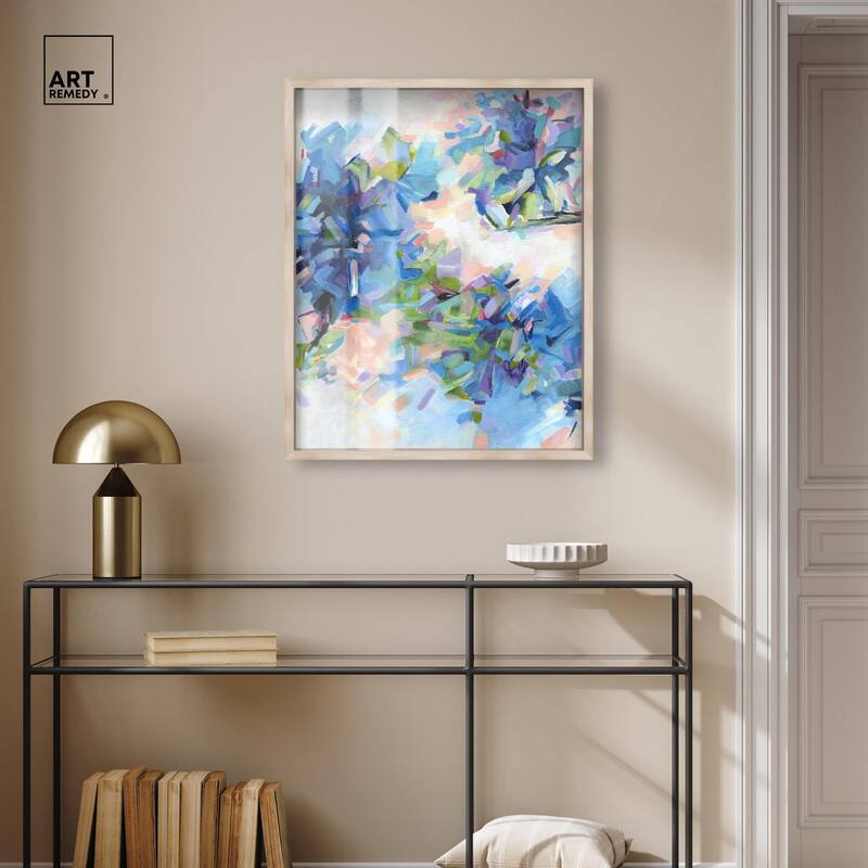 Blue Botanicals Shadowbox by Art Remedy