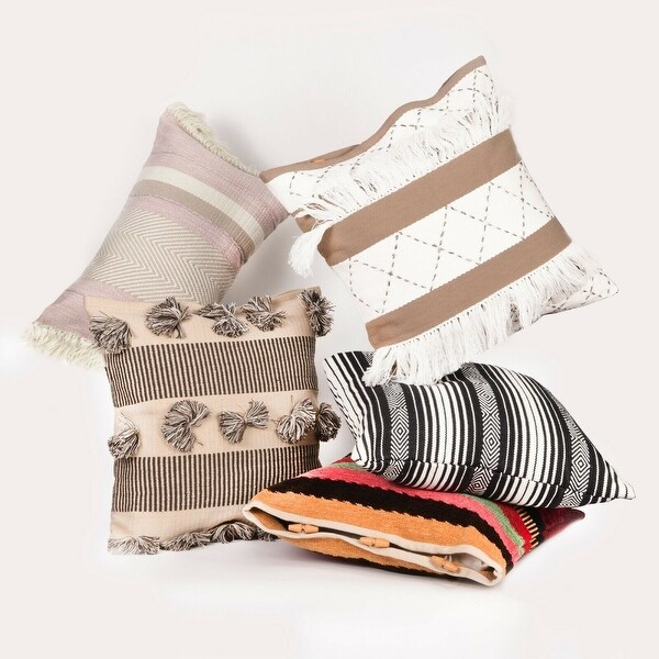 Enviohome Handmade Decorative Throw Pillow Shell or Pillow Covers