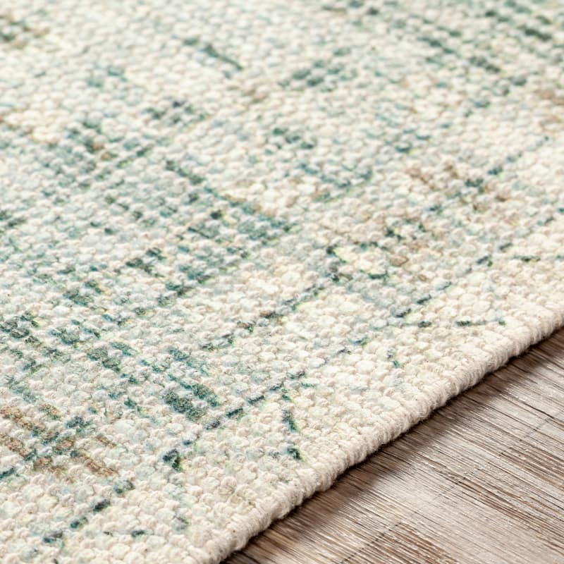 Livabliss Evans Distressed Medallion Handmade Cotton Area Rug