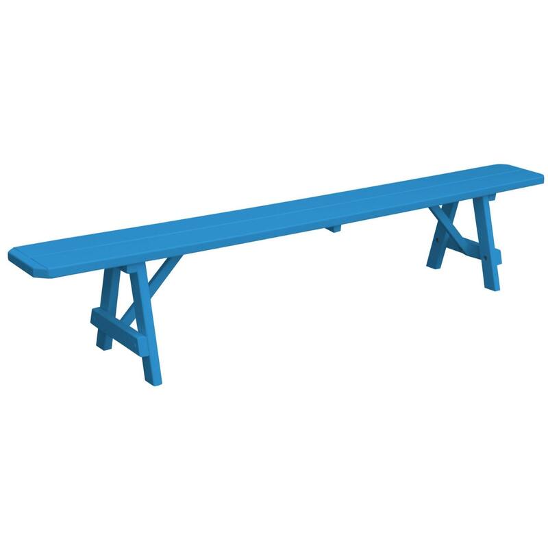 Pine 8' Traditional Bench