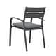 preview thumbnail 21 of 45, Outdoor Stackable Aluminum Dining Chair with Cushion (Set of 4)