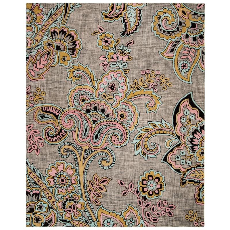 SAFAVIEH Handmade Allure Angie Modern Floral Wool Rug