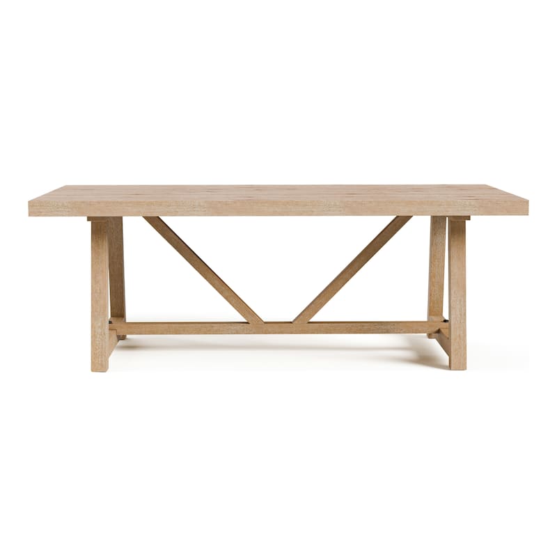 Furniture of America Rockinwel Modern 5-Piece Natural Oak Wood Dining Table Set