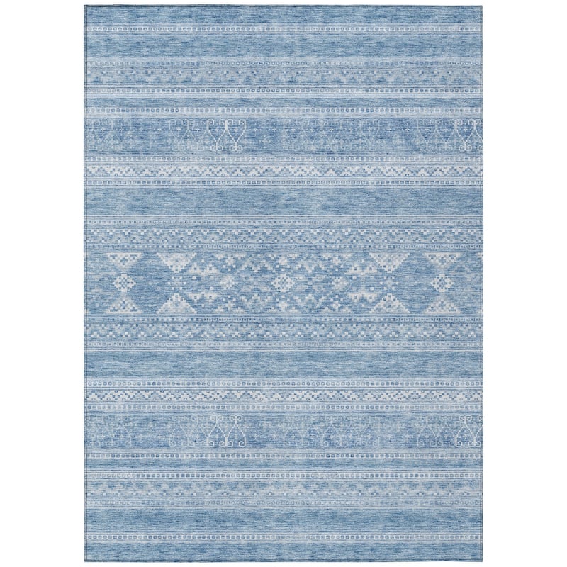 HomeRoots Southwestern Transitional Rectangle Outdoor Rug