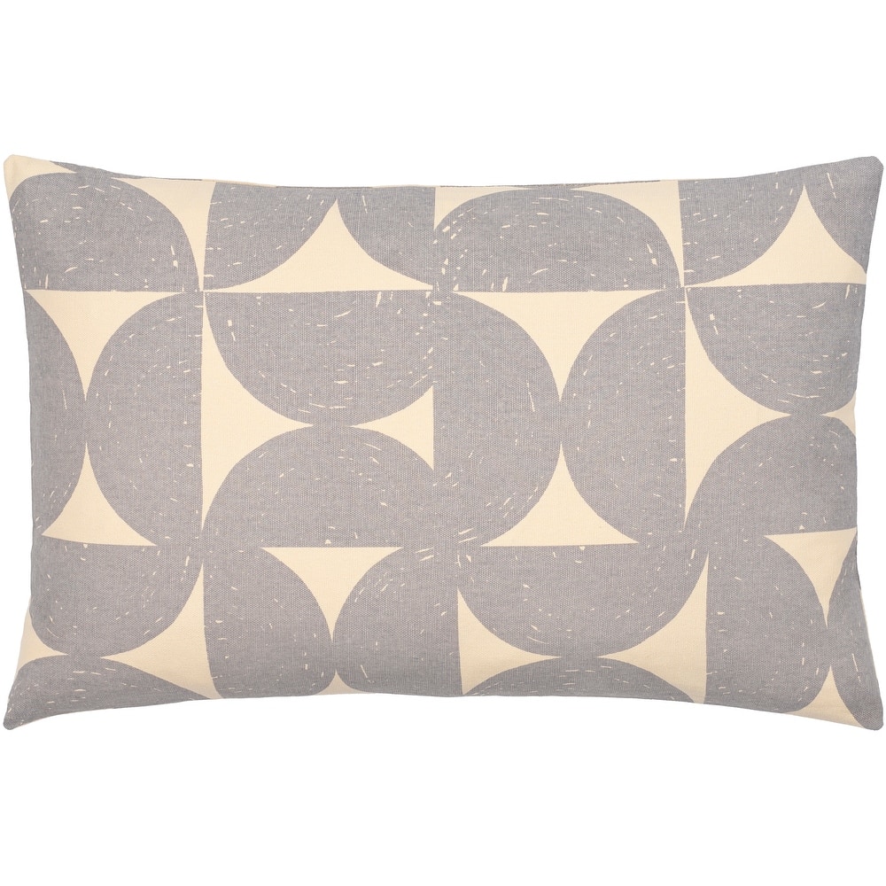 Livabliss Sanaya Half Circle Print Geometric Throw Pillow