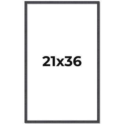 21x36 Frame Brown Solid Wood Picture Frame - Complete Modern Photo