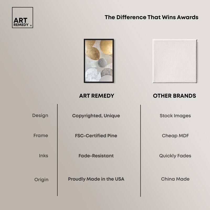 Golden Sequence II Canvas by Art Remedy