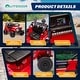 preview thumbnail 11 of 26, Outdoor Cruiser 12V Kids Ride-On Car with Remote Control - Dual 25W Motors, 4.5AH Battery, Safety Belt, Emergency Stop,