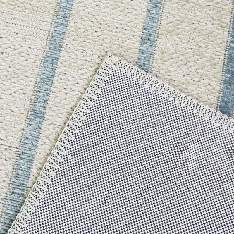 Carmelle Modern Striped Indoor/Outdoor Area Rug