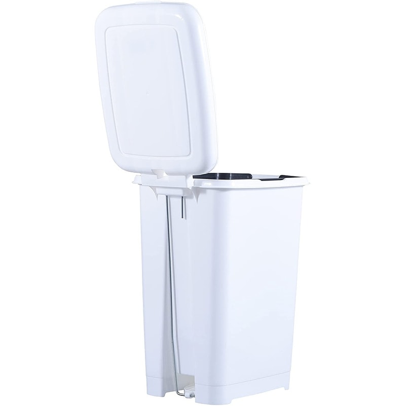 https://ak1.ostkcdn.com/images/products/is/images/direct/445945edcaab00032d22a66a49d078a97fa33b14/16-gal-Slim-Pedal-Trash-Can%2C-White.jpg