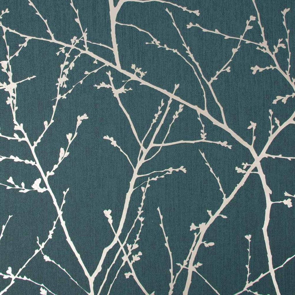 Innocence Green and Gold Wallpaper