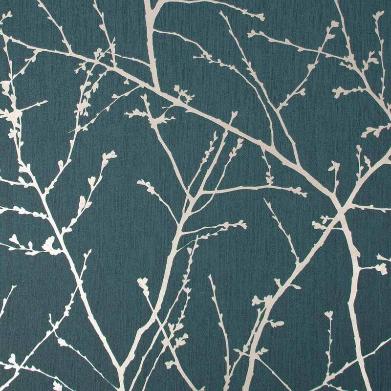 Innocence Green and Gold Wallpaper