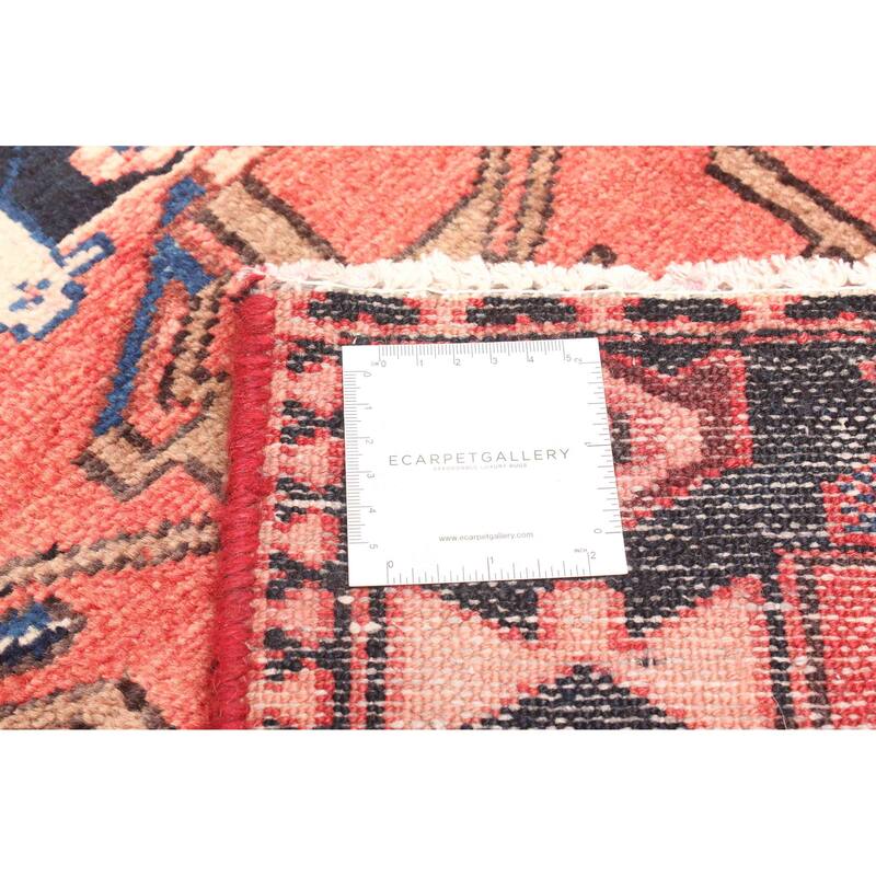 ECARPETGALLERY Hand-knotted Andelz Red Wool Rug - 2'11 x 10'5