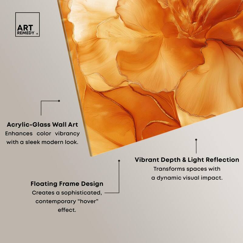 Sunlit Bloom I Acrylic by Art Remedy, Ready to Hang