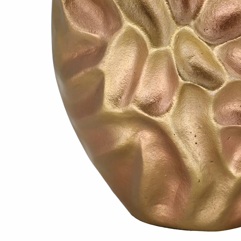 Metal Cartwright Hammered Textured Vase - Bronze