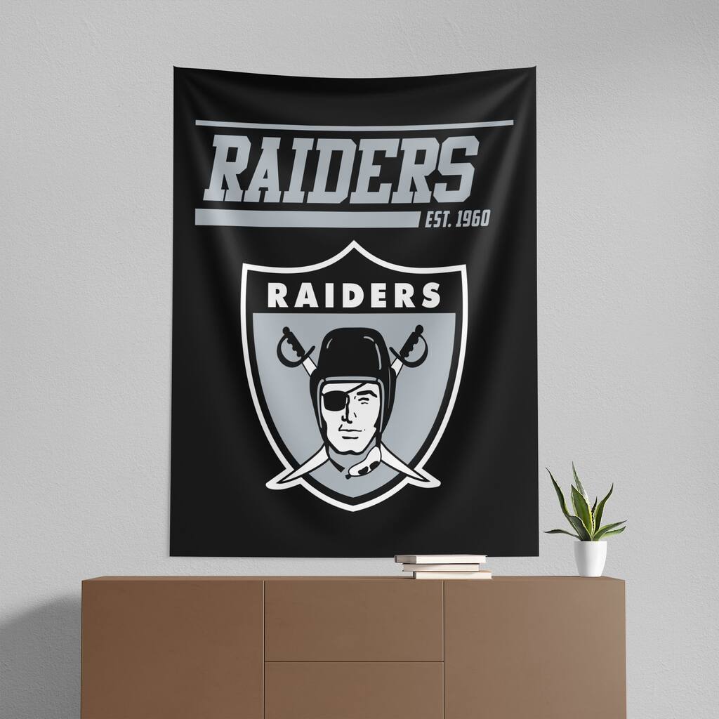 NFL Las Vegas Raiders 40 YD Dash Legacy Wall Hanging - 50"x60"