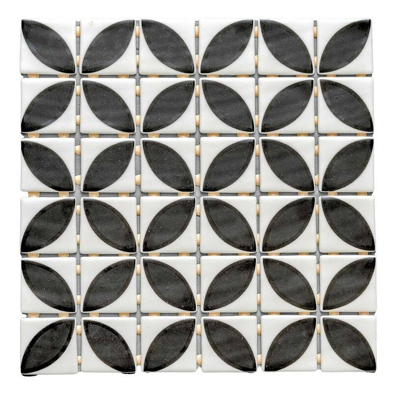 The Tile Life Eterna Lily 2x2 Glass Floor & Backsplash Wall Tile