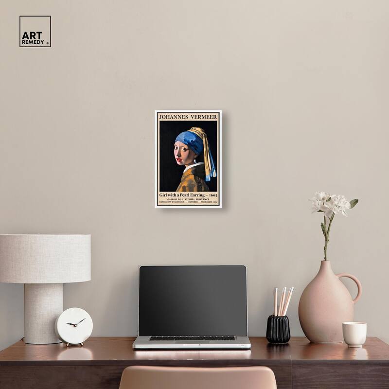 Girl with a Pearl Earring Canvas by Art Remedy