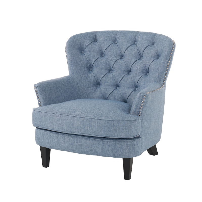 Tafton Tufted Oversized Fabric Club Chair by Christopher Knight Home - 33.50" L x 35.00" W x 34.50" H