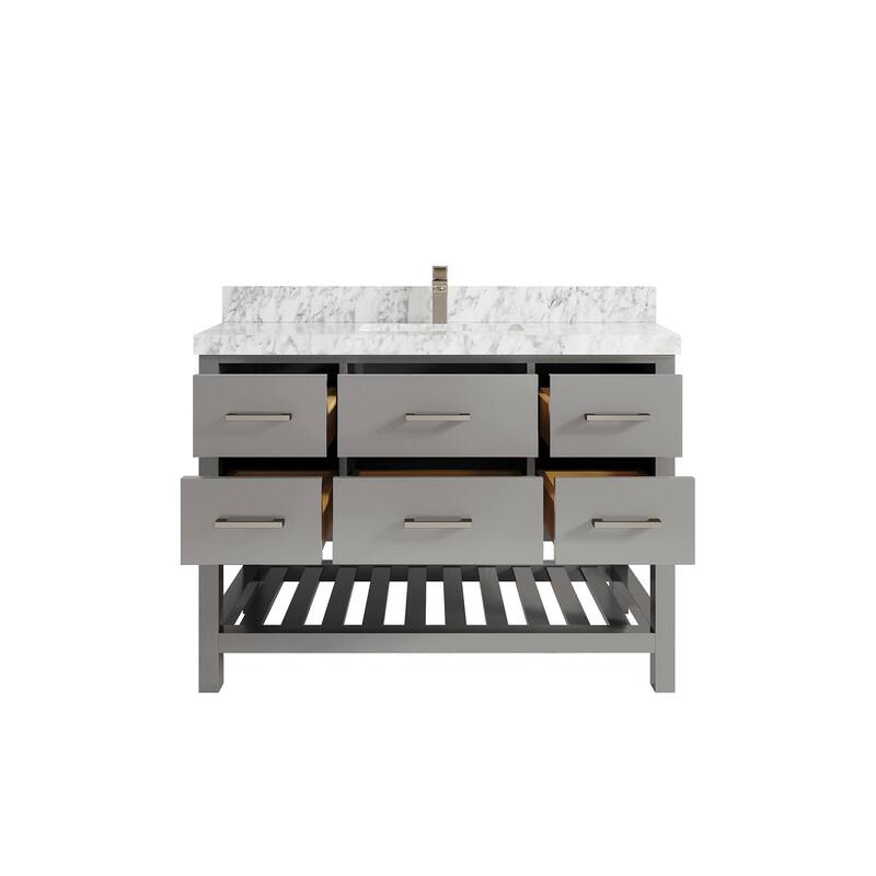 Willow Collections 48 in. W x 22 in. D Parker Single Sink Bathroom Vanity with Countertop