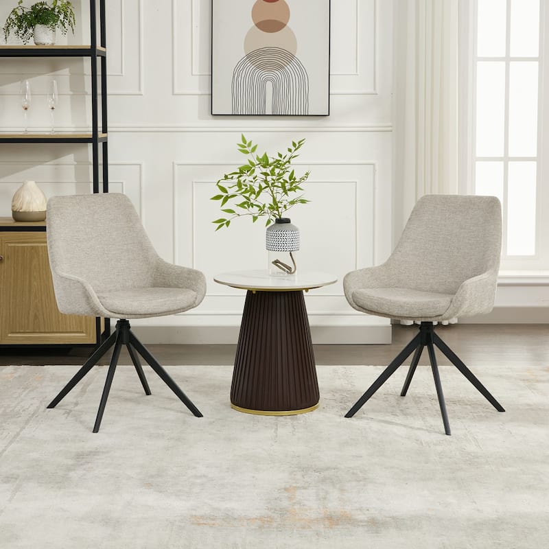 Swivel Dining Chairs set of 2/4,Mid Century Modern Dining Room Chairs