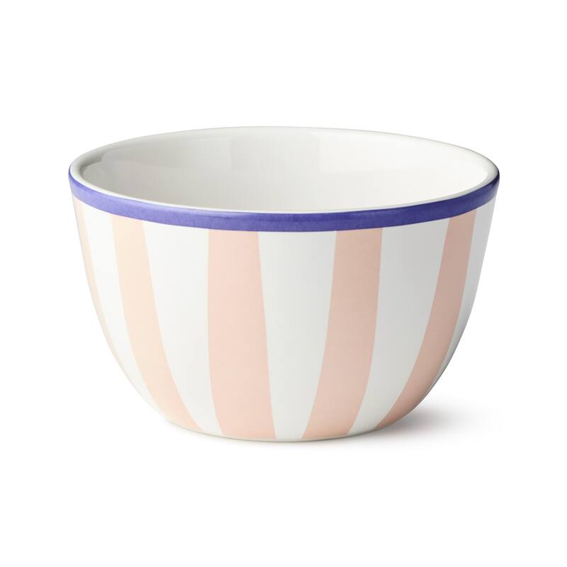 Certified International Menagerie 5.25" Ice Cream/Dessert Bowls, Set of 4 Assorted Designs - 5.25"L x 5.25"W x 3.00"H