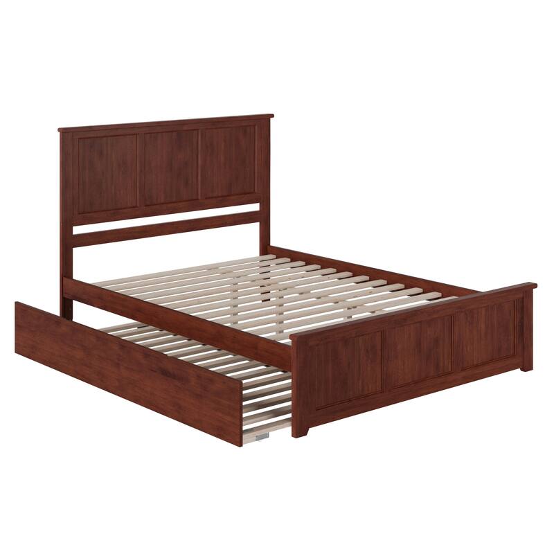 AFI Madison Platform Bed with Matching Footboard & Trundle