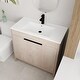 preview thumbnail 13 of 54, BNK 24''/30''/36'' Bathroom Vanity With Sink, Freestanding Bathroom Vanity with 2 Soft Close Doors and 1 Shelf