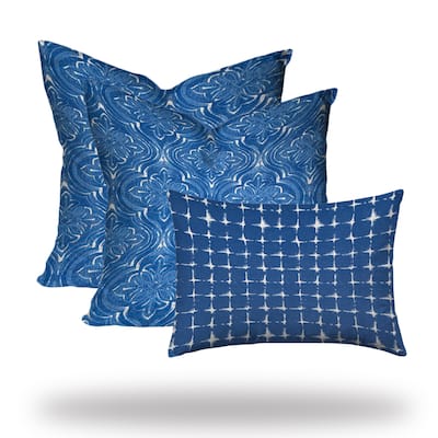 OLIANA Collection Indoor/Outdoor Lumbar Pillow Set, Sewn Closed - 20 x 20
