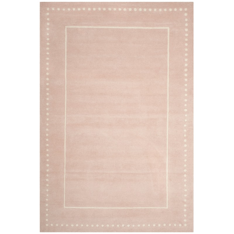 SAFAVIEH Handmade Bella Alverta Dotted Border Wool Rug