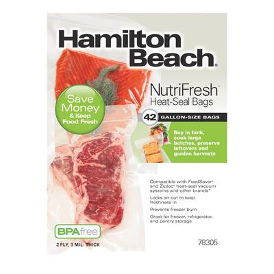 Hamilton Beach® Nutri-fresh™ Gallon Size Heat-Seal Bags 42 Count