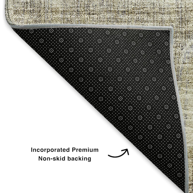 Premium Washable Super Soft Contemporary Melt Mayfield Rug
