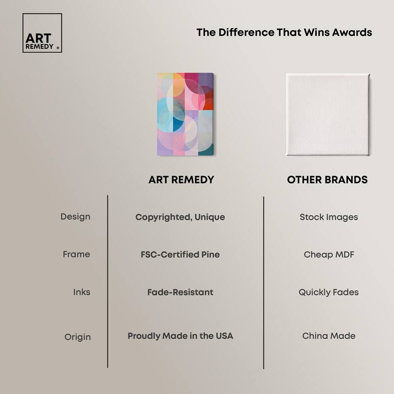Oneiric Circles I Canvas by Art Remedy, Gallery Wrapped