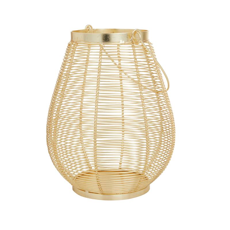 Gold Iron Glam Lantern