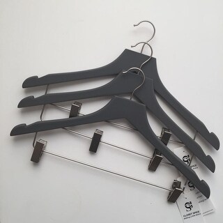 grey coat hangers