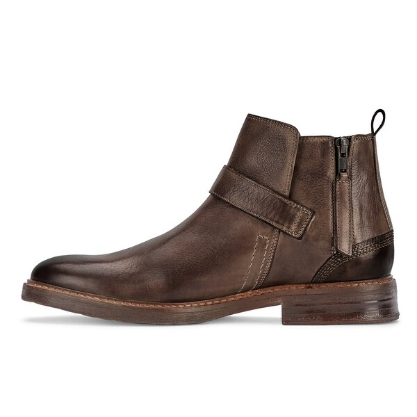 mens buckle chelsea boots