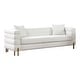 preview thumbnail 10 of 8, Furniture of America Ghea Contemporary White 2-Piece Boucle Living Room Set